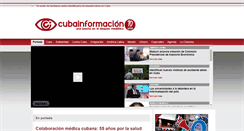 Desktop Screenshot of cubainformacion.tv
